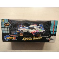 Speed Racer Sonicx - Mini 4WD -  Contiene 2 motori - MacDue - Bianca d