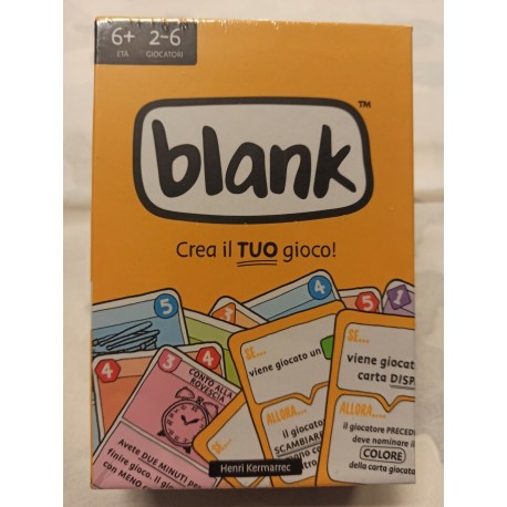 Blank Gioco da Tavolo in Italiano Hub Games 