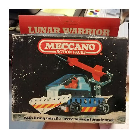 MECCANO - ACTION PACKS - Lunar Warrior - Made in France -VINTAGE -0-86200
