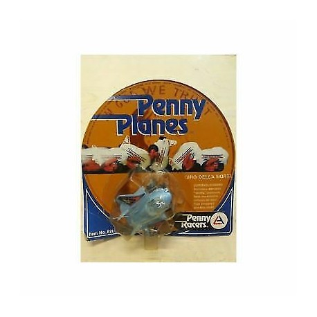 Penny Planes - Azzurro - giro della Morte  - Supervelocissimo Retrocarica - 6 cm