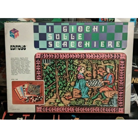 I Giochi sulle Scacchiere Gioco da tavolo Editoys Vintage