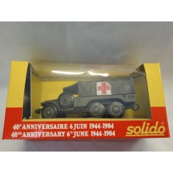 Dodge 6x6 US MD Die Cast Model 1/50 40 Anniversaire 6 Juin 44-84 Solido