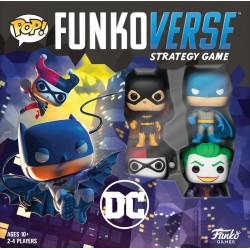 Funkoverse Strategy Game: DC 4 Pack - Funko Game 100