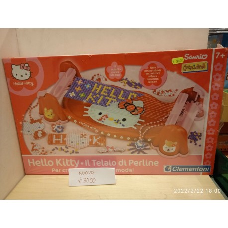 Hello Kitty Telaio Perline Gioco di Creatività Italiano Bricolage Clementoni