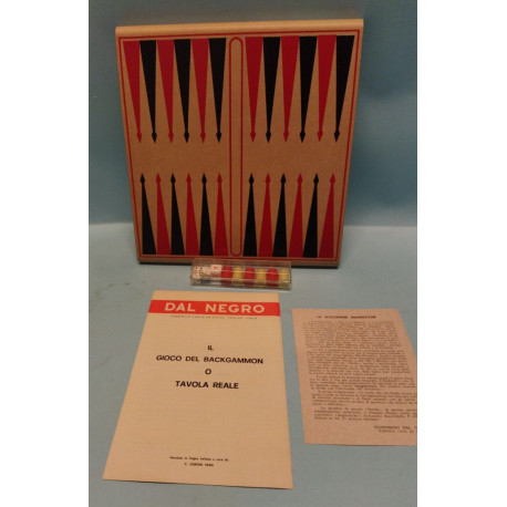 Backgammon Metallo Magnetico Vintage '80 Dal Negro Leggere attentamente