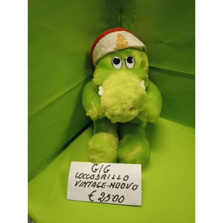 Coccodrillo Marinaretto Peluches  GiG Nuovo Vintage