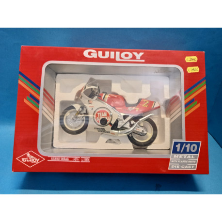 Suzuki RGV 500 Beatle Ref 13855 Die Cast Model Guiloy Bike  1:10 Nuovo
