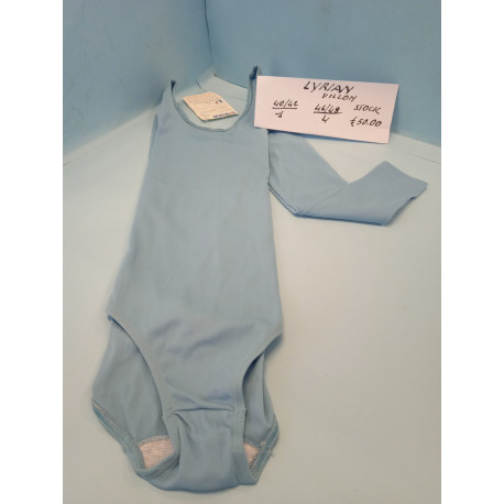Set 5 Body Stock Celeste in licra 40/42-1- 46/48-4 Lyrian '80 Vintage