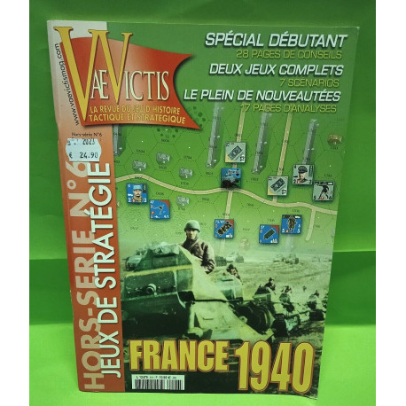 Vae Victis Hors N.6 Serie France 1940  - Rivista in francese con Wargame