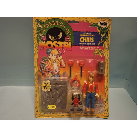 La Fabbrica dei Mostri Chris Action Figure GiG Vintage nuovo