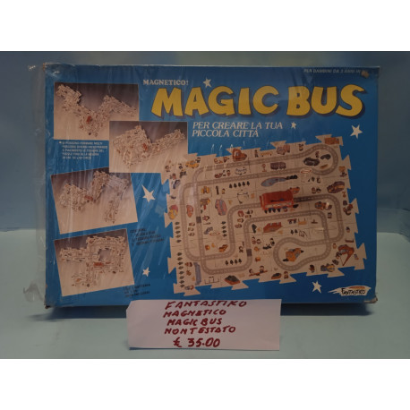Fantastico Puzzle Magnetico Magic Bus non testato Fantastiko Vintage Nuovo