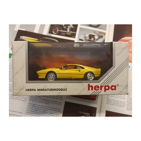 Ferrari 288 GTO Yellow 1/43 Herpa Metall Collection  070171