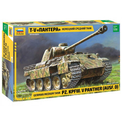 Panther (Ausf.D) Germany Tank WWII Model Plastic Kit N° 3678 Scala 1/35 Zvezda