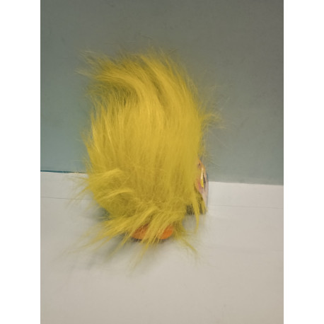 Trolls Giallo Plushtoy Action figure Mini  Nuovo Vintage con Etichetta