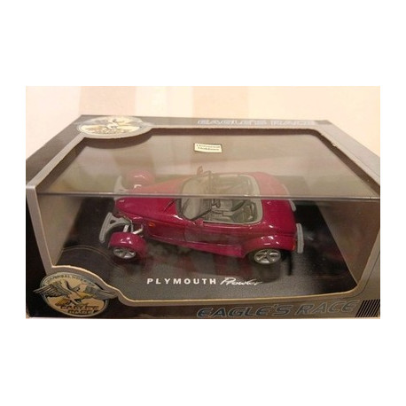 Plymouth Power Auto Die-cast Metal 1/43 Viola Metallizzato Universal Hobbies