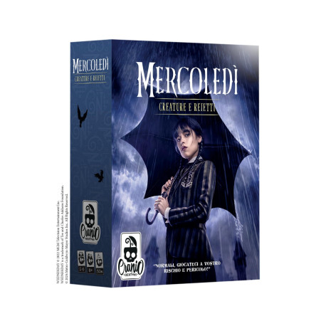 Mercoledì Wednesday Addams - Creature e Reietti - Gioco da Tavolo in italiano