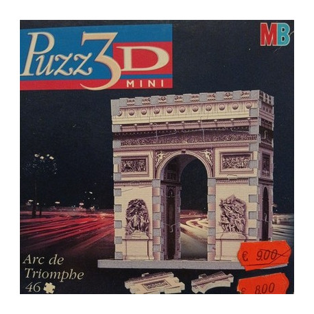 Puzz3D Mini  Puzzle 3D Arc de Triomphe - 46 pz. Vintage - MB