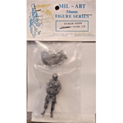 US Recon Trooper 1/9 Cav Vietnam 1970 Metal Soldier kit 54 mm 1:35 Mil-Art