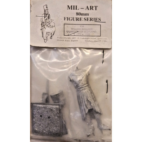 William Wallace G. Scotland 1270-1305 Metal Soldier kit 80 mm Mil-Art