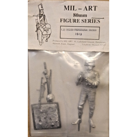 English Professional Soldier 1513 Metal Soldier kit 80 mm Mil-Art