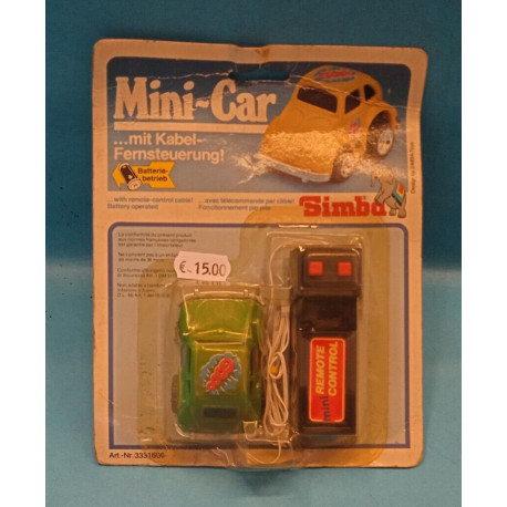 Mini Car filoguidata Elettrica Art 3331606 Simba Vintage Nuovo Sigillato
