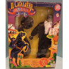 Il Cavaliere Nero Completamente Snodato Personaggio Doll Globo Vintage Nuovo