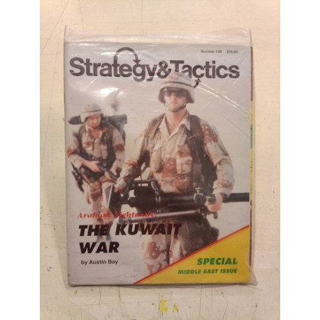 Strategy e Tactics The Kuwait War -139 Historical Game NEW St&T English