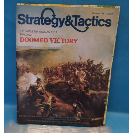 Strategy & Tactics Doomed Victory 1812 Historical Game Vintage St&T