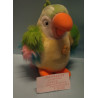 Pappagallo in Peluches Non Funzionante Vintage Nuovo