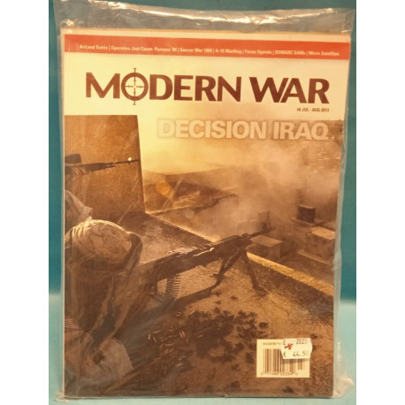 Decision Iraq Modern War -6 - Wargame + Magazine - OOP New