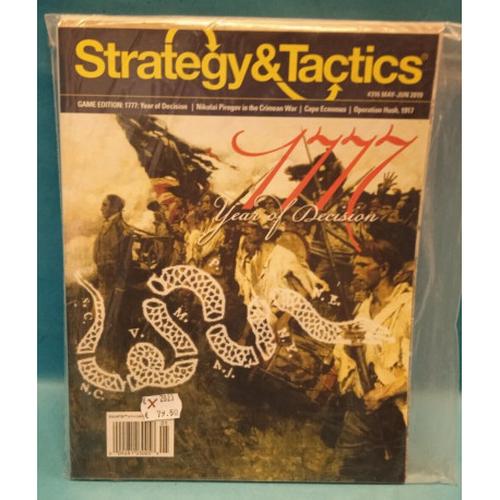 Strategy & Tactics 1777 Years of Decision -316 Historical Game Vintage Nuovo