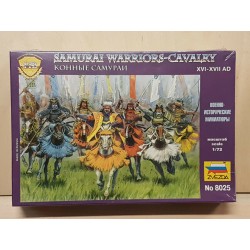 Samurai Warriors Cavalry 50 Figures Soldiers Plastic  1/72 Zvezda N°8025