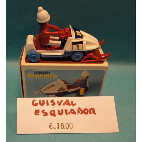 Chiquicerillas Chiquival Esquidor Motoslitta e Personaggio 574 Guisval Vintage