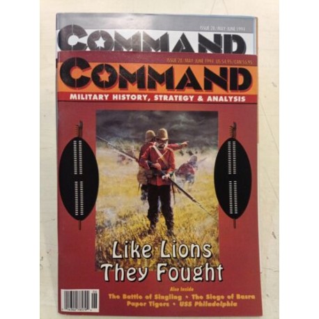 Like Lions They Fought - XTR Command Mag -28 - Wargame included NEW Unpunched