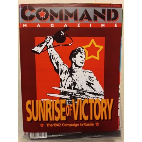 SUNRISE OF VICTORY - XTR Command Mag -2 - Wargame included NEW Unpunched