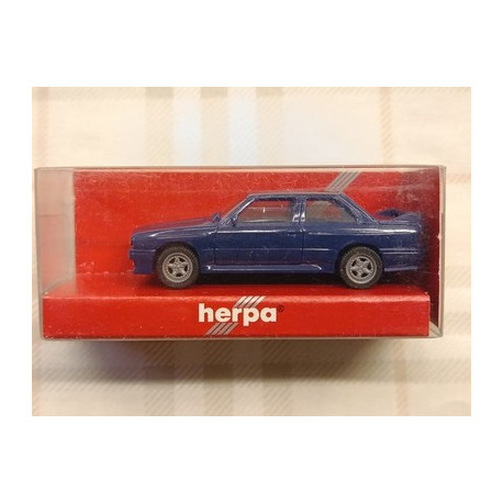 BMW M3 SPORT - BLU - plastic model - 1/87 H0 - Herpa