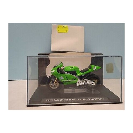 Kawasaky ZX RR -8 Garry Mc Coy MotoGP 2003 Die Cast Model Scala 1/24  Bike IXO