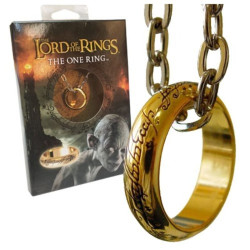 Anello Il Signore degli Anelli The One Ring (metallo placcato in oro) Noble