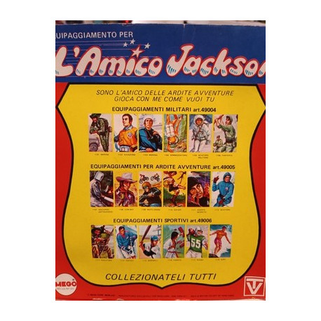 Bundle Action Jackson - Amico Jackson MEGO 14 Equipaggiamenti differenti