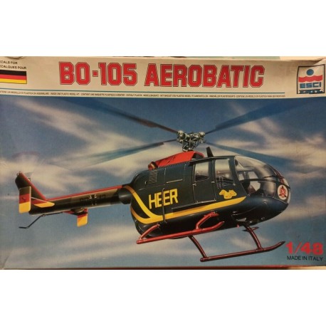 Bo105 Heeresflieger Aerobatic Plastic Model Kit Esci 1/48 N°4081