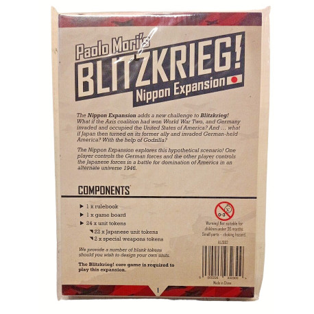 Espansione Blitzkrieg Guerra Lampo Blitzkrieg Espansione Nippon - Giochix