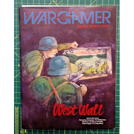 Wargamer Magazine + Complete Game - -35 - West Wall - Wargame WWII New Unpunched