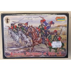 Russian Dragoon of Peter I GN War Figures Soldatini 1/72 Art010 Strelets