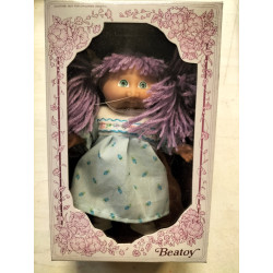Bambolina anni '80 tipo Mini Cabbage vestitino verde Beatoy 15 cm
