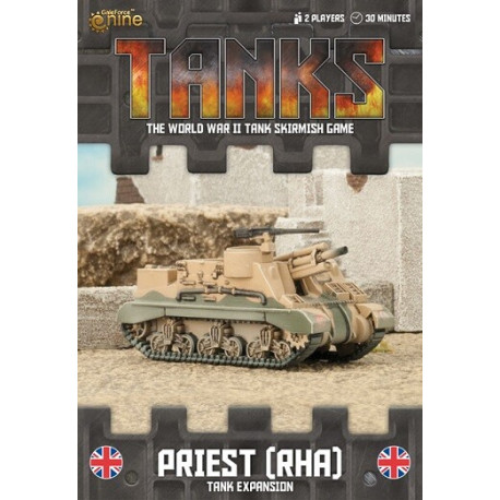 Tanks - British Priest RHA - Tanks GF9 cod.63 (edizione inglese)