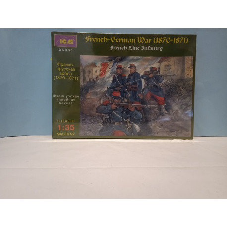 French German War 1870-71 Figures Soldiers  1/35 N 35061 ICM