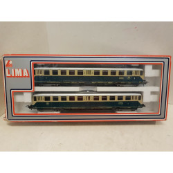 Set di 1 Motrice ed una carrozza Lima H0 208039LG