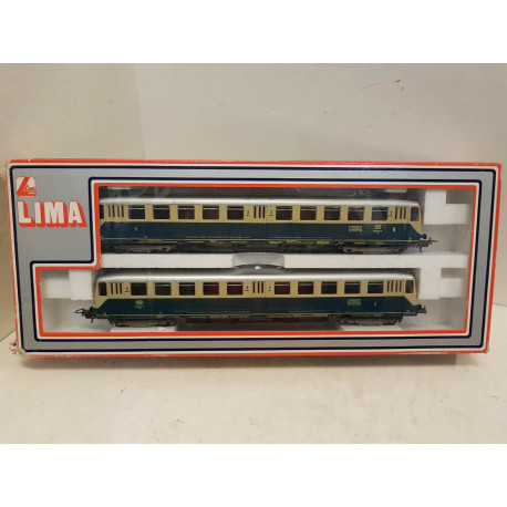Set di 1 Motrice ed una carrozza Lima H0 208039LG