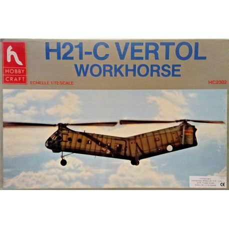 H21 C Vertol Workhorse Plastic Model Kit Hobby Craft 1/72 N°HC2302