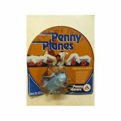 Penny Planes - Azzurro - giro della Morte  - Supervelocissimo Retrocarica - 6 cm
